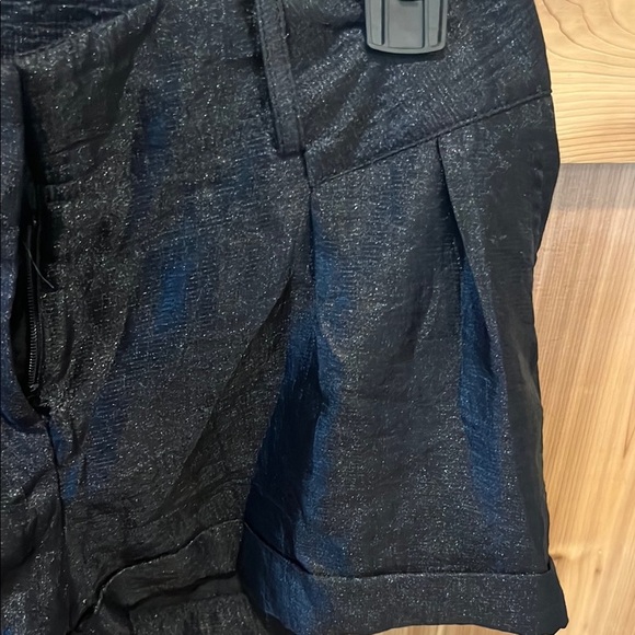 Express Women's Shimmer Black Shorts - Picture 4 of 10